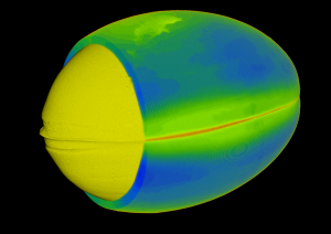 micro-CT scanning of a fish oil capsule with surface analysis